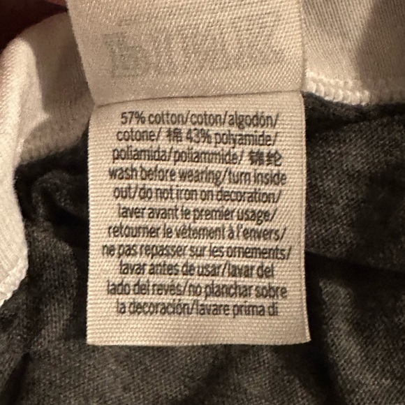 FINAL PRICE DROP PINK Victoria's Secret Gray Short Sleeve Tee - Picture 3 of 4